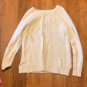 Women’s white knit sweater